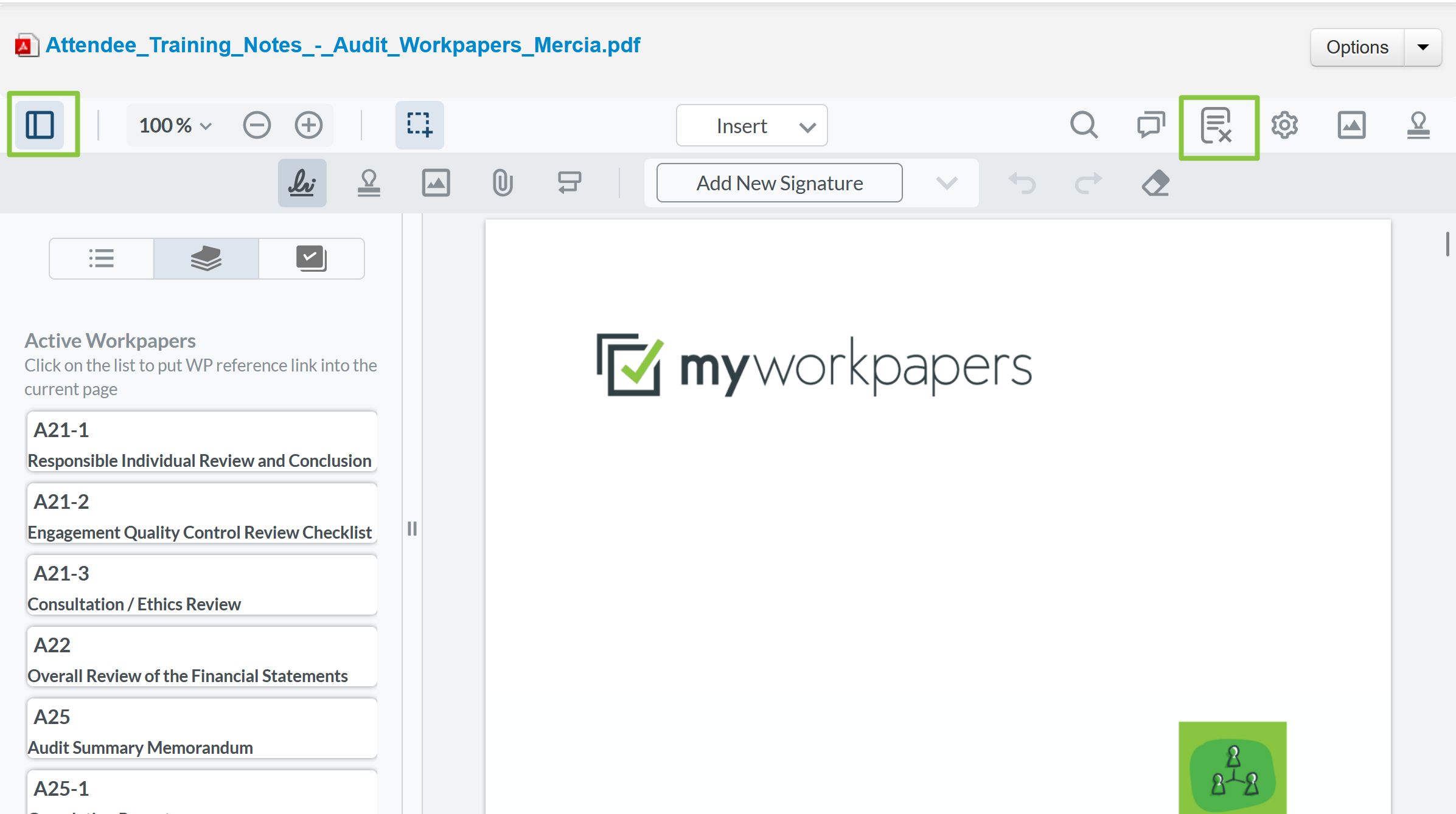 Editing PDF Documents – MyWorkpapers